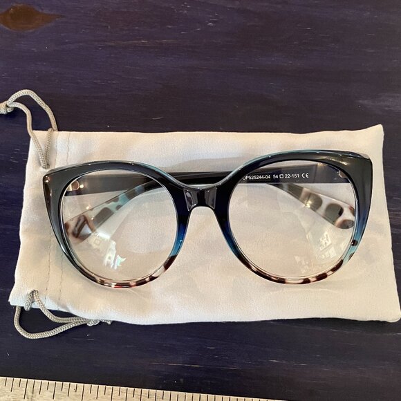Blue and Tortoise Shell Glasses - Picture 1 of 3